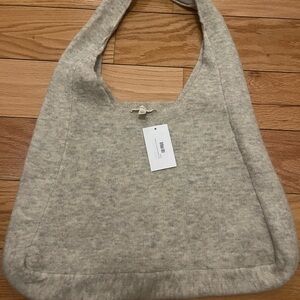 Sweater-knit Tote Bag